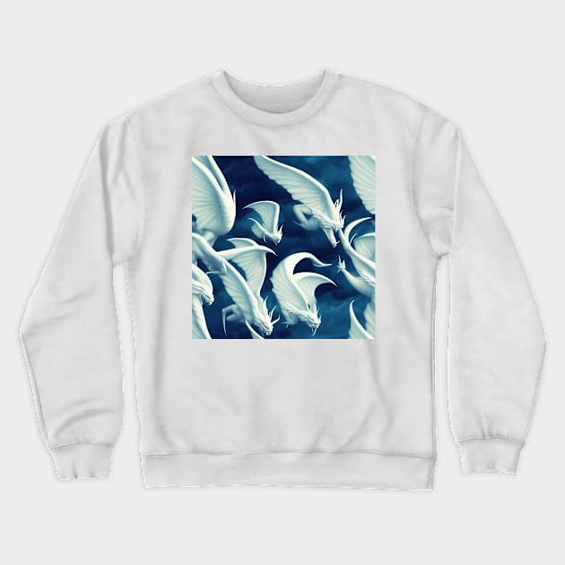 Dragon Scales, Forty-Five: Crewneck Sweatshirt by EverythingSings.Art